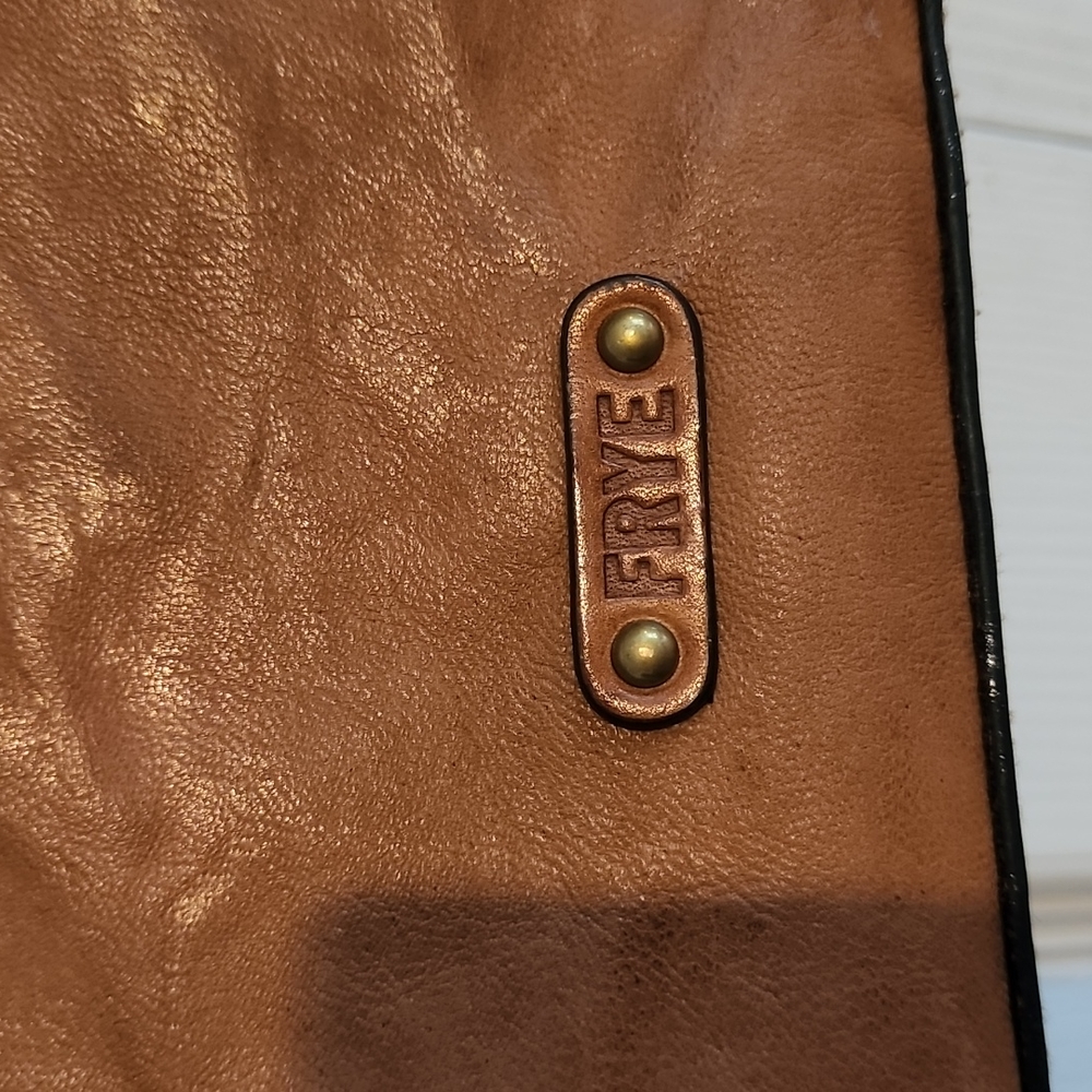 Frye Tan Leather Crossbody Bag - Picture 8 of 14